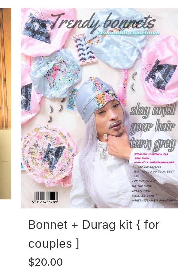 trendybonnets's tweet photo. Bonnet + Durag kit { for couples ]
#trendybonnets by #itsbambii 👫💍 https://t.co/kO28BoScjf https://t.co/C84ZqBMeTY