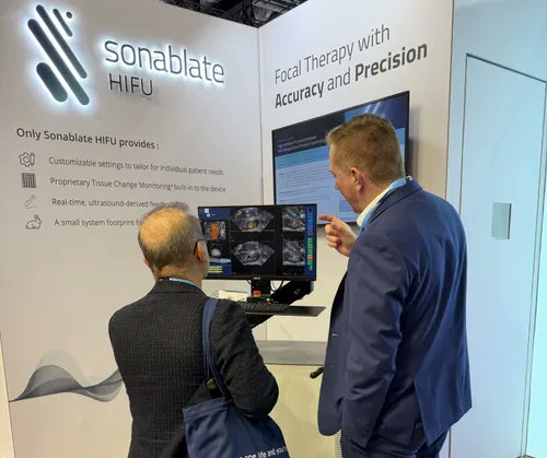 SonablateCorp's tweet photo. At the EAU Congress 2026, Sonablate was proud to connect with physicians and leaders shaping the future of urology. Together, we’re advancing non-invasive care that puts quality of life first.

Thank you to everyone who joined the conversation.
#EAU26 #ProstateCare #Sonablate https://t.co/jZ04JZTSR5