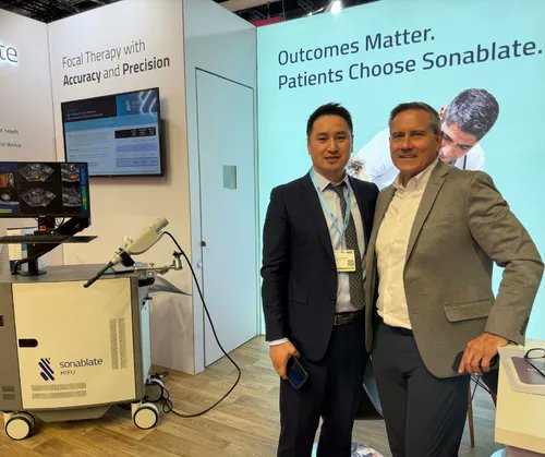 SonablateCorp's tweet photo. At the EAU Congress 2026, Sonablate was proud to connect with physicians and leaders shaping the future of urology. Together, we’re advancing non-invasive care that puts quality of life first.

Thank you to everyone who joined the conversation.
#EAU26 #ProstateCare #Sonablate https://t.co/jZ04JZTSR5