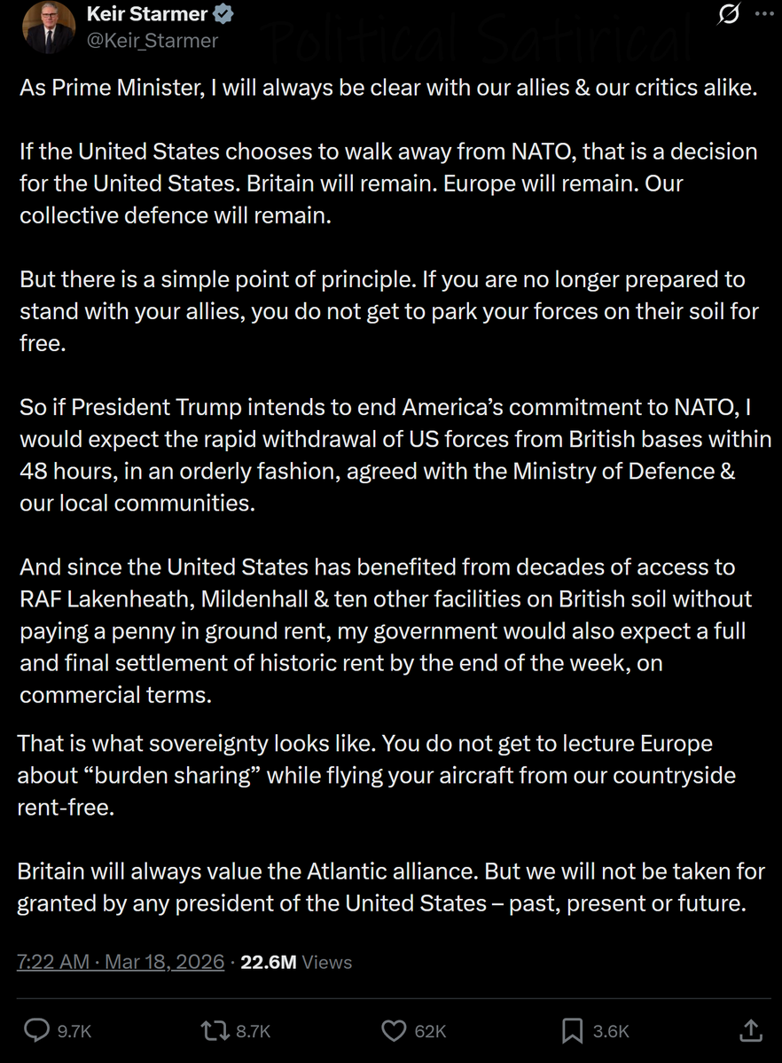 Political Satirical tweet media