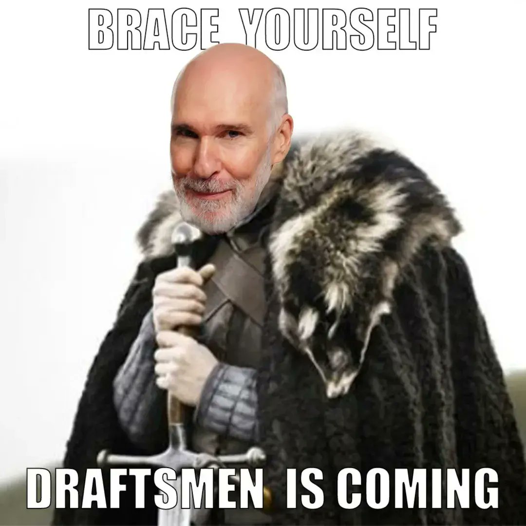 prokotv's tweet photo. The Draftsmen podcast is coming! Catch us LIVE on YouTube Tuesday, April 7th at 10AM PDT.

Bring your questions for this special Draftsmen recording! https://t.co/qccxfXADYm