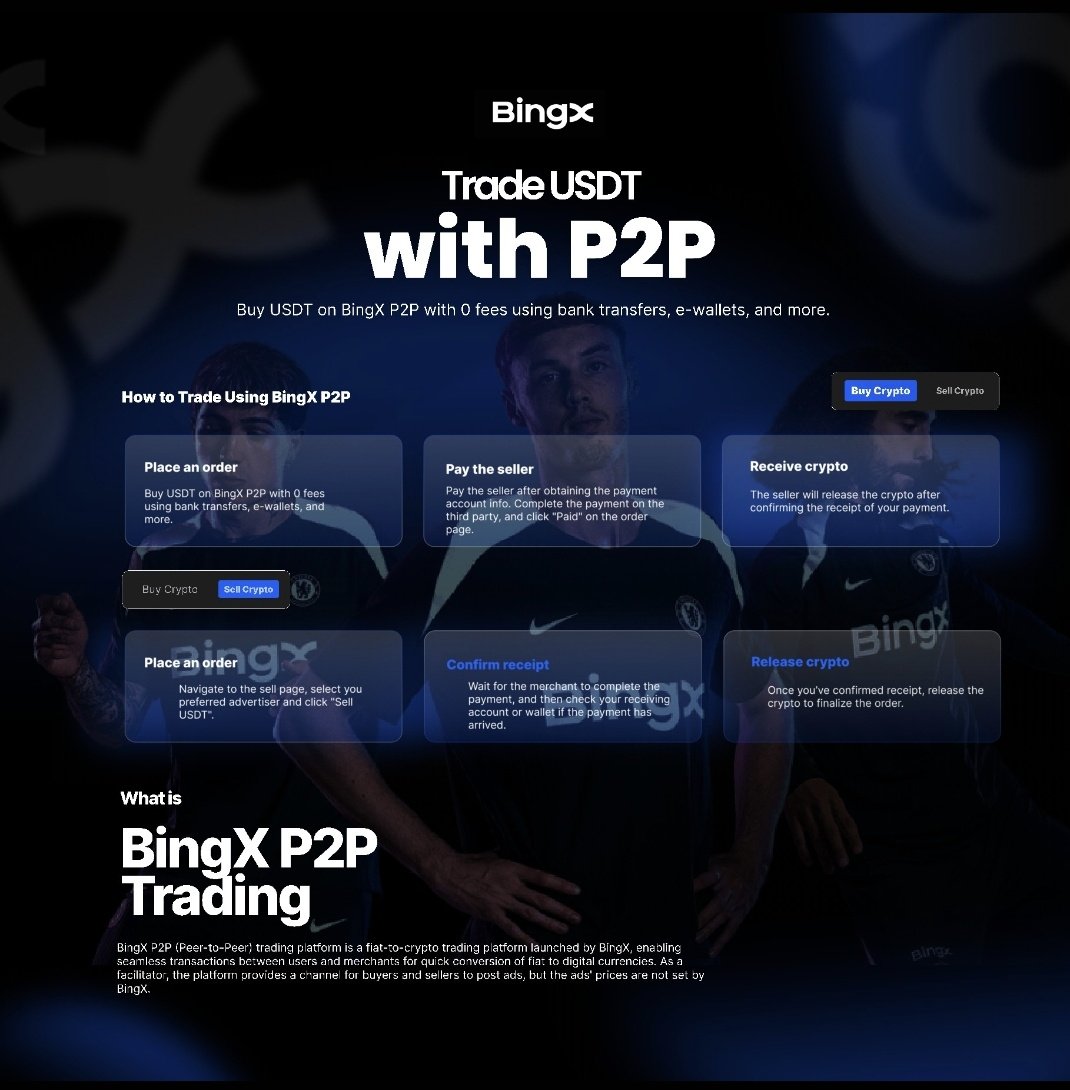 classiclord123's tweet image. 🚀 Trade smarter with BingX P2P!

Buy &amp;amp; sell crypto directly with trusted users, enjoy zero trading fees, multiple payment options, and fast transactions. 💸🔐
Whether you're a beginner or a pro, BingX P2P makes it simple and secure.

Start trading today 📈 
#BingX #P2P #Bitcoin