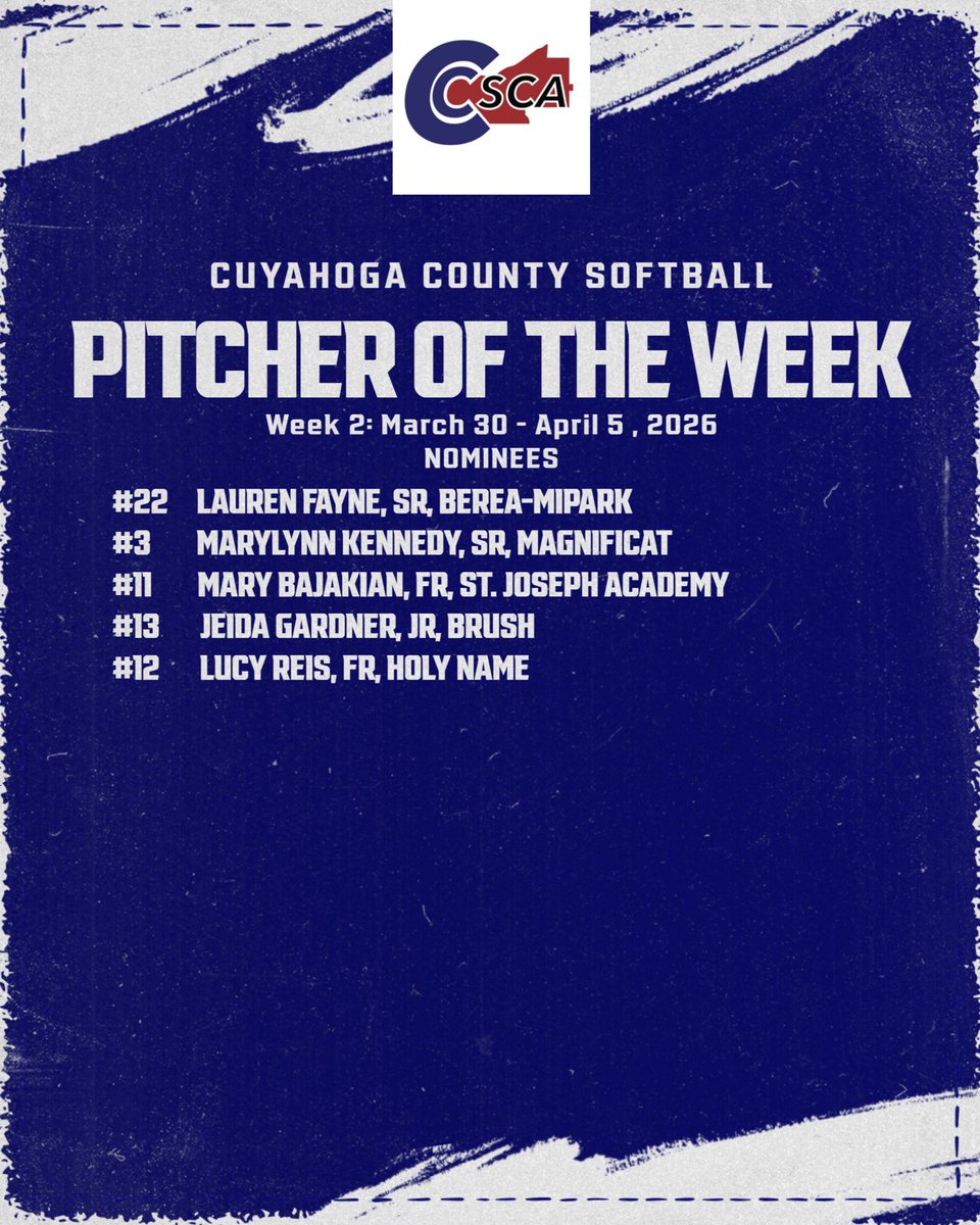 Cuyahoga County Softball tweet media