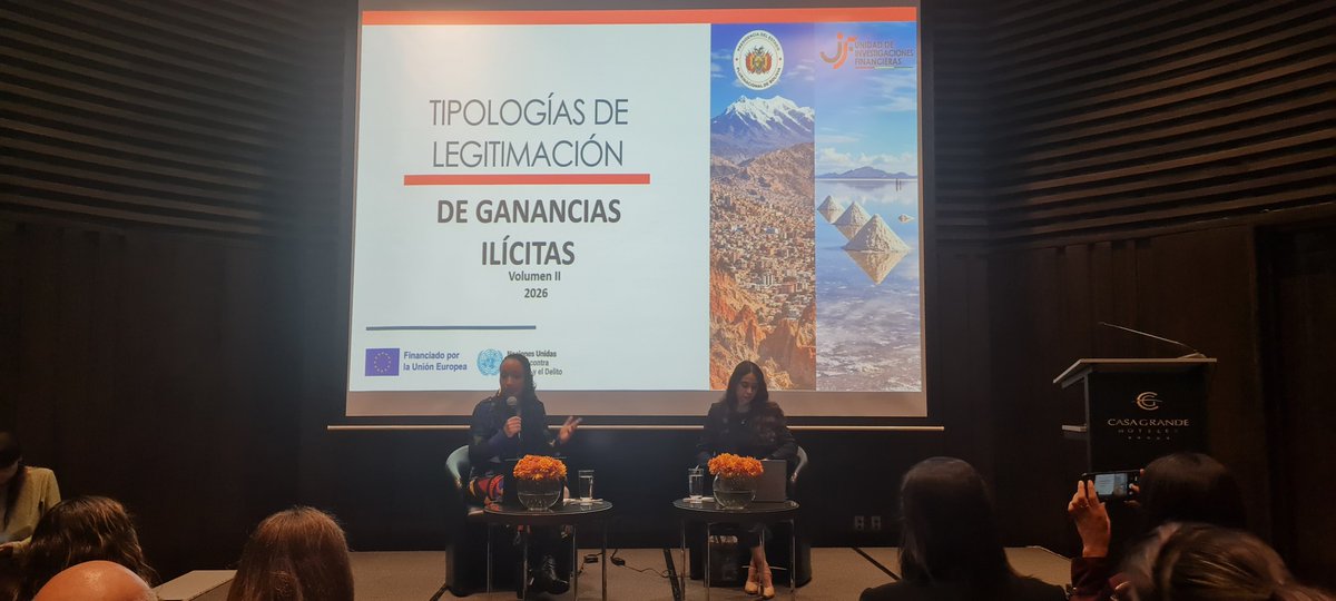 UIF_Bolivia's tweet photo. Bolivia actualiza sus herramientas para combatir el lavado de activos: 31 nuevas tipologías exponen la evolución del delito de Legitimación de Ganancias Ilícitas. https://t.co/3g9dn5YHGx