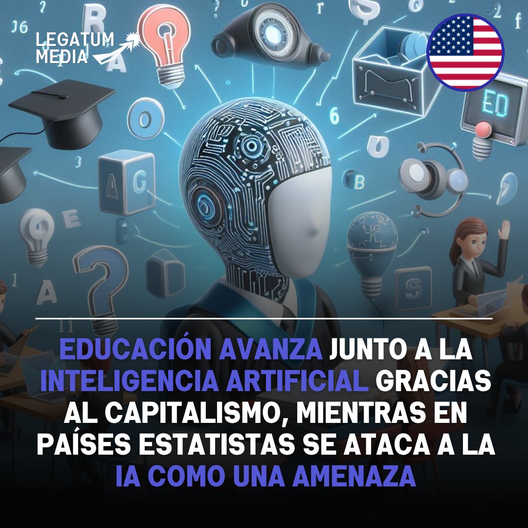 LegatumMedia's tweet photo. 🚨🤖 | AVANCES DE LA EDUCACIÓN CON LA IA: .En países con sistemas mas flexibles y liberales de educación, la IA es vista como una mejora en educación y no una amenaza.

👉 Asesor docente en personalizar contenidos, educación en mejorar productividad con IA e incluso fortalecer habilidades mas relegadas como la oralidad en el proyecto “Oral Assesment Workshop” impulsado por el Centro de Innovación Docente de Cornell, Nueva York.