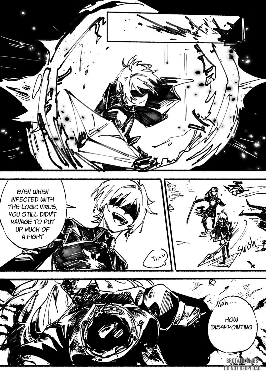Brotato_Chibs's tweet photo. self indulgent  NieR Automata AU with tiny tiny amount of Varhen  🤤

(1/4) https://t.co/t8rWTI51Xp
