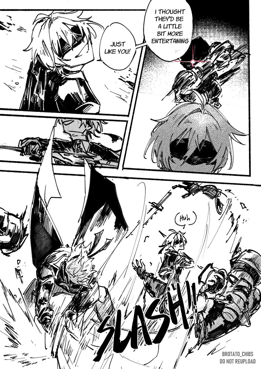 Brotato_Chibs's tweet photo. self indulgent  NieR Automata AU with tiny tiny amount of Varhen  🤤

(1/4) https://t.co/t8rWTI51Xp