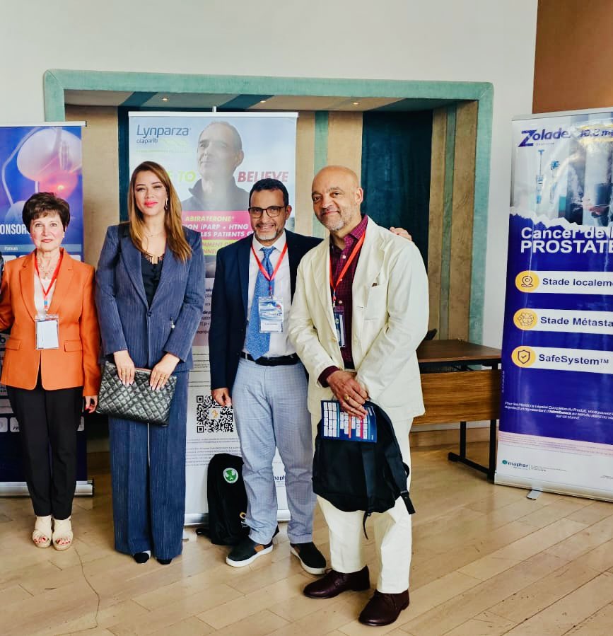 karima_oualla's tweet image. Delighted to be part of  #AUS Congress on prostate cancer from biology to treatment innovations held in beautiful Agadir 🇲🇦 
Inspiring sessions with the giants #MahaHussain and #MackRoach