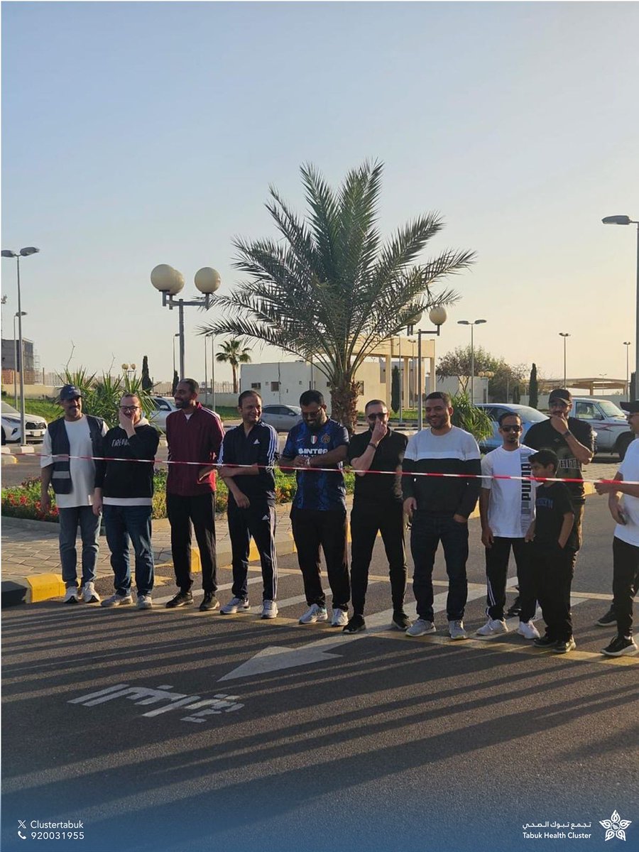 Clustertabuk's tweet photo. #تغطية⁩ | 📸

احتفل مستشفى حقل العام بـ #اليوم_الوطني_للمشي من خلال تنظيم فعالية لتعزيز المشي كنشاط صحي، وتسليط الضوء على أهميته في الوقاية من الأمراض وتحسين الصحة العامة، ضمن جهوده المستمرة لتعزيز نمط حياة صحي ونشط لدى المجتمع.

#التطوع_الصحي⁩
#التوعية_والتسويق⁩
⁧#تجمع_تبوك_الصحي