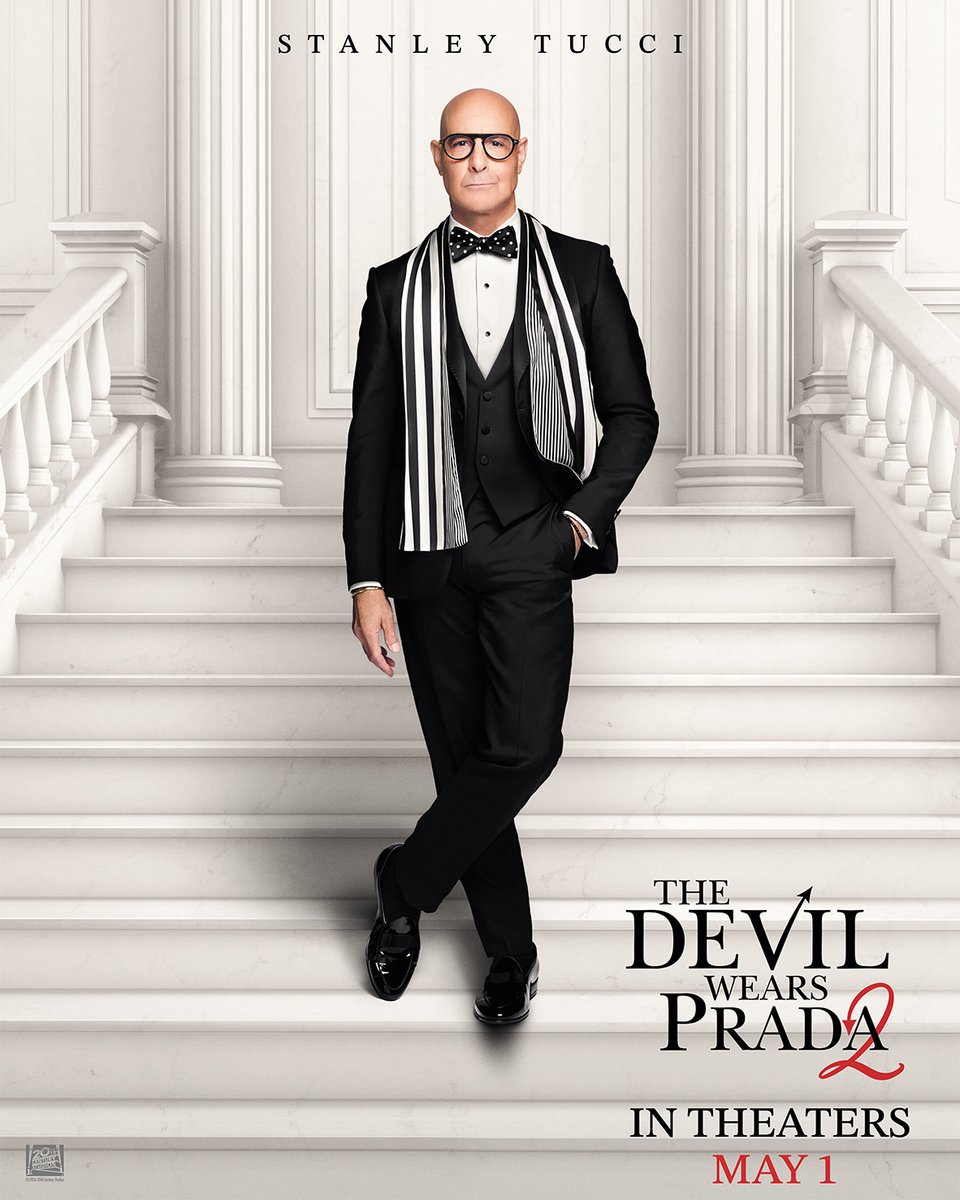 Cine_GeekPop's tweet photo. Stanley Tucci y Emily Blunt también regresan.

Llega el 30 de abril. https://t.co/3qwedms4gw