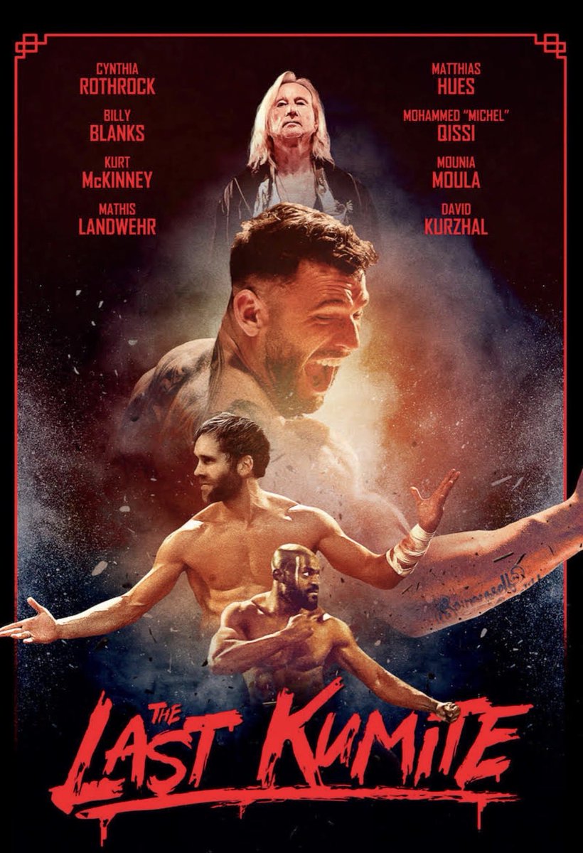 Thoughtsongeoff's tweet photo. The Last Kumite (2024): A chap is forced into a dangerous fighting contest when his daughter is kidnapped by the guy running it. Made with a love for 80s kumite films and has a couple of stars from them in Rothrock and Blanks, but doesn’t do anything new and the acting is dire. https://t.co/iKKmf738aO