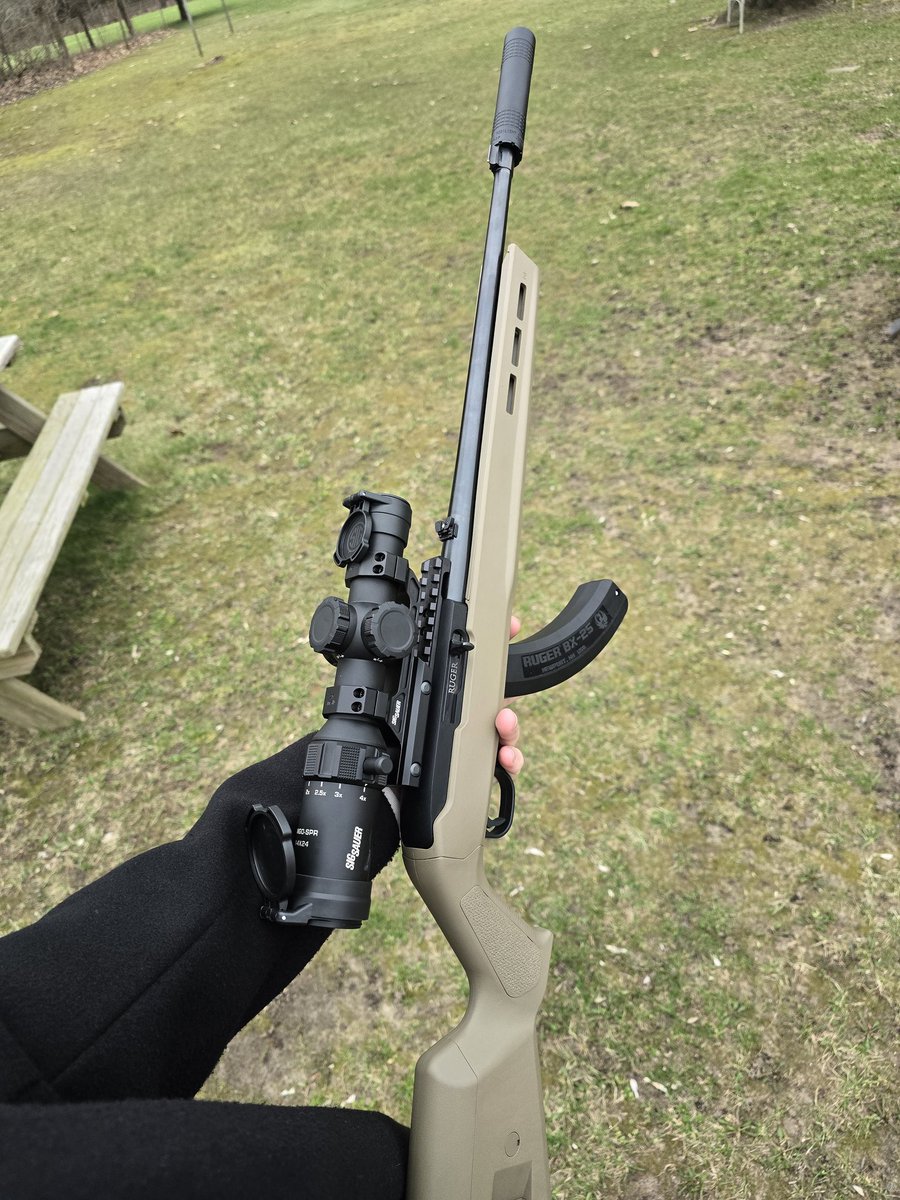 wugti's tweet photo. @BlowSlots @FinancialPhys Its a ruger 10/22 man lol Unless you live somewhere you can't own firearms, they are everywhere and very affordable. https://t.co/lEygICAOve