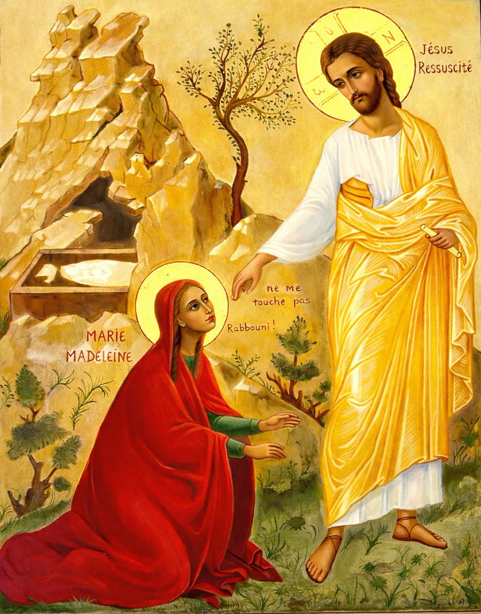 mgrgiraud's tweet image. Jn 20,15 Femme, pourquoi pleures-tu ? Qui cherches-tu ? #lectio Dieu parle au cœur. Marie-Madeleine n’est pas la première à croire, mais elle est la première à s’élancer, à être au tombeau, à pleurer, à voir le Ressuscité, à parler avec lui, à être envoyée par lui, à évangéliser.