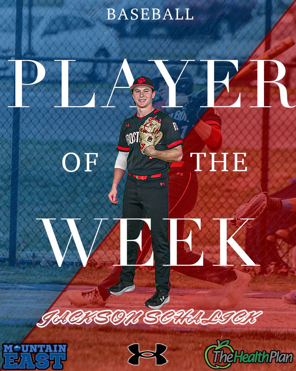 Frostburg_BB's tweet photo. After another amazing week, Jackson Schalick earns player of the week for a SECOND TIME! https://t.co/pwmAxtyrwm