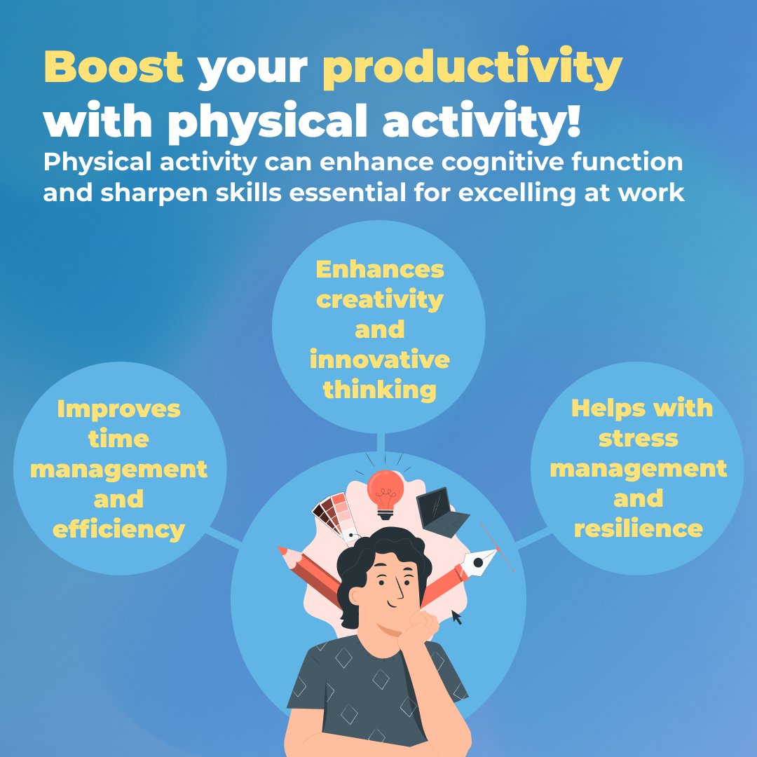 WHO_Europe's tweet image. On World Day for Physical Activity, let’s also care for our cognitive health! 

Regular physical activity enhances cognitive performance and strengthens essential skills for everyday life. 🧠

bit.ly/4c7qry1

#PhysicalActivity #NCDs