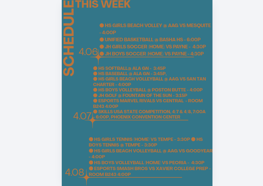 ehs_firebirds's tweet photo. Check out this week's activities! https://t.co/yaTQojwZZC