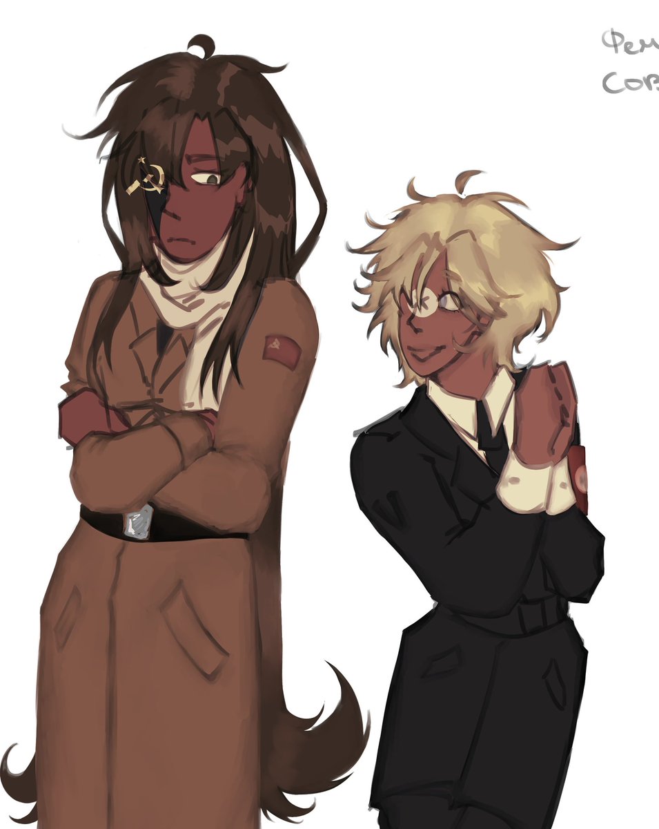 Wip wip wip!!!!!
Js trying the fem version of them two ehhhhh, hi
#countryhumans