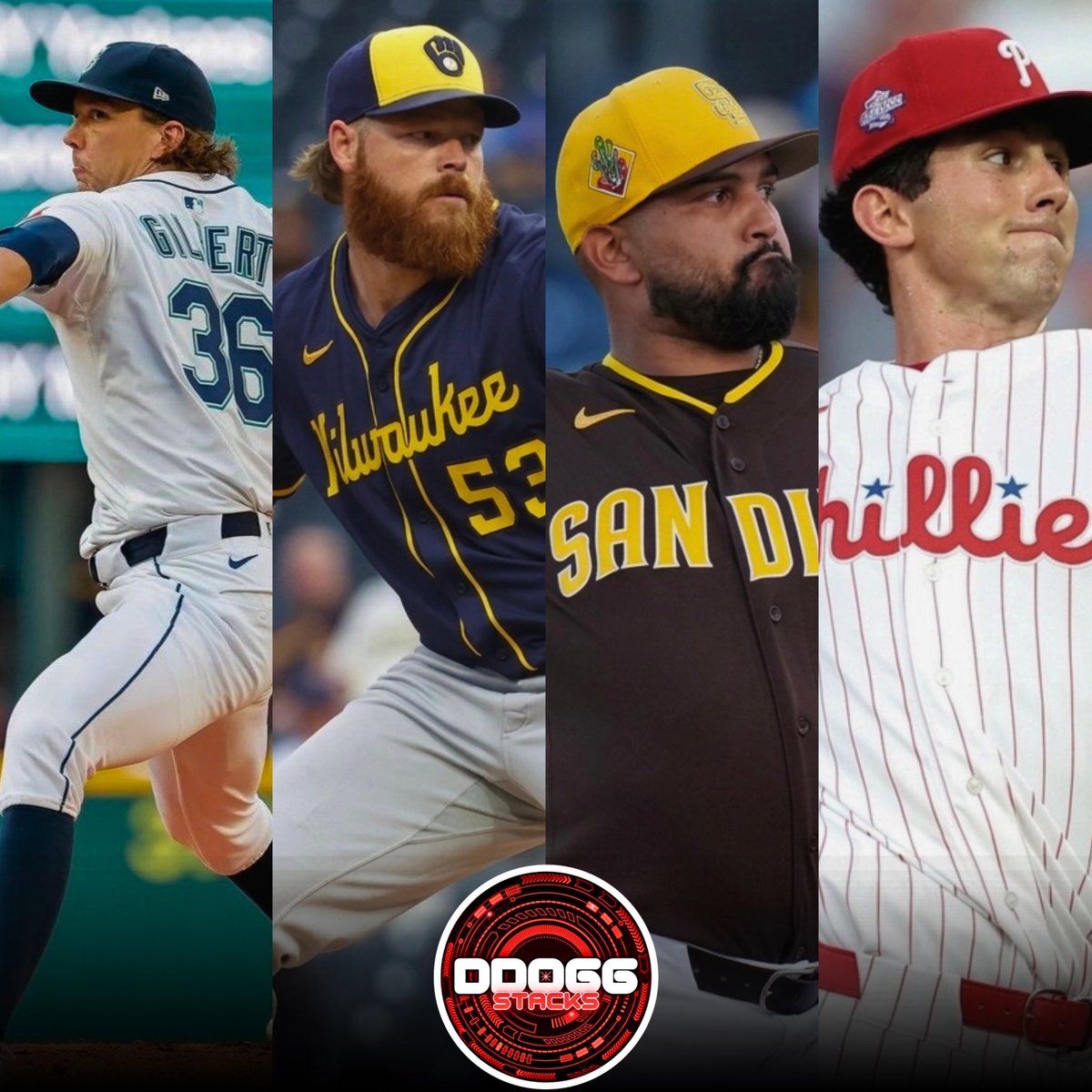 DDOGGSTACKS's tweet image. 4/6 MLB⚾️ Card

Logan Gilbert o17.5 Pitching Outs
#TridentsUp
Brandon Woodruff o5.5 Ks
#ThisIsMyCrew
German Marquez o2.5 Earned Runs
#ForTheFaithful
Andrew Painter o4.5 Ks
#RingTheBell 

Like and Follow if tailing🐾

📊 @PropsEdge | Use Code: DDOGG for 20% off