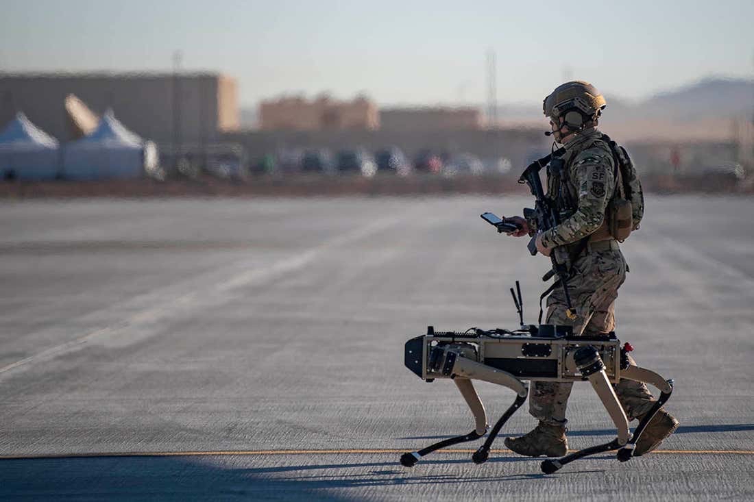 Army_Cyber_CoE's tweet photo. At the CCoE, Soldiers are trained to operate in contested environments where technology, cyber capabilities, and electromagnetic dominance converge. Robotics and unmanned systems are force multipliers. This is how we win wars.
#CCoE 
#ArmyModernization 
#MultiDomainOperations https://t.co/AAnC9zWQNx