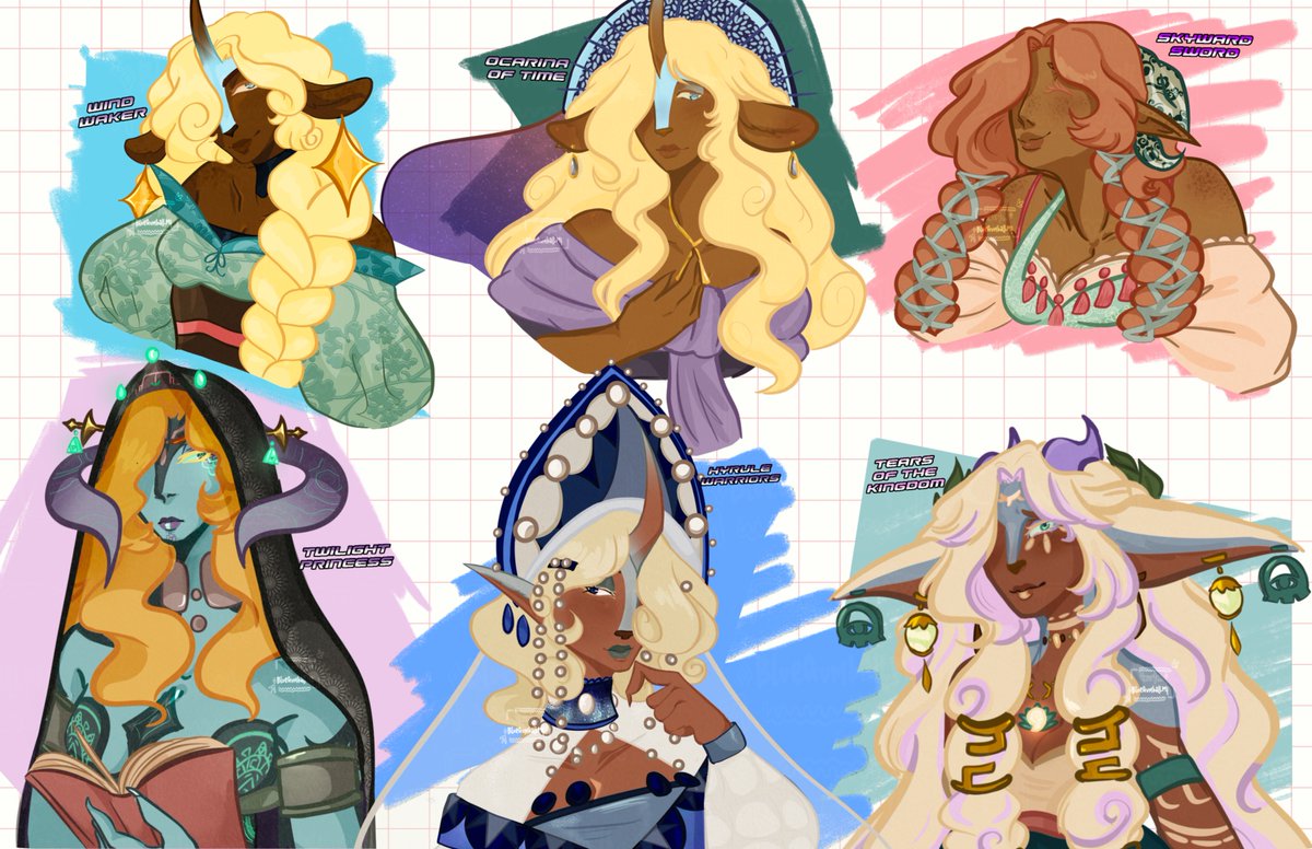 BlueGumballMf's tweet photo. The wielder of temperance through the ages 💜🔺
#totk #zeldaoc #zeldafanart #ocarinaoftime #skywardsword #zonai #hyrulewarriors #windwaker #twilightprincess https://t.co/P4aWzOUmJT