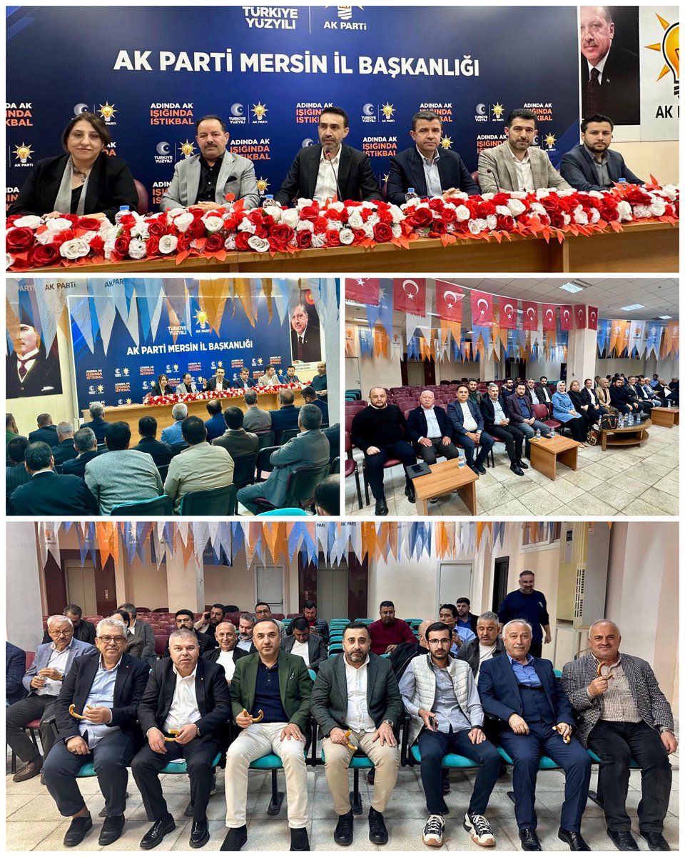 📍AK Parti Mersin İl Başkanlığı

Haftalık olağan yönetim kurulu toplantımızı gerçekleştirdik.

Hayırlara vesile olsun inşAllah

#Mersin #AKParti