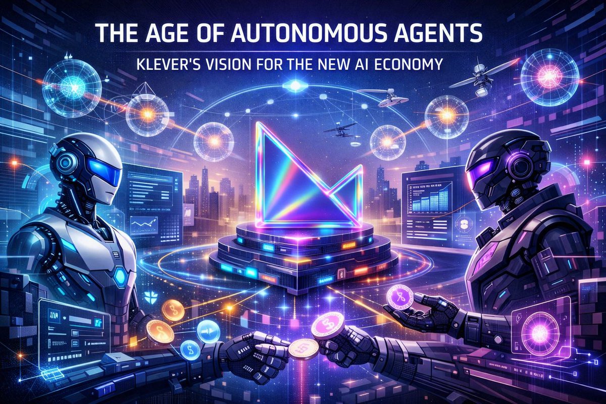 AI isn't just chatbots anymore. It’s autonomous agents managing assets &amp; smart contracts in milliseconds. 

The M2M economy is here, and <a href="/klever_org/">Klever Blockchain</a>  is building the financial rails for it. 

Is your blockchain ready for an army of AI agents? forum.klever.org/t/the-age-of-a… 

#Klever #AI