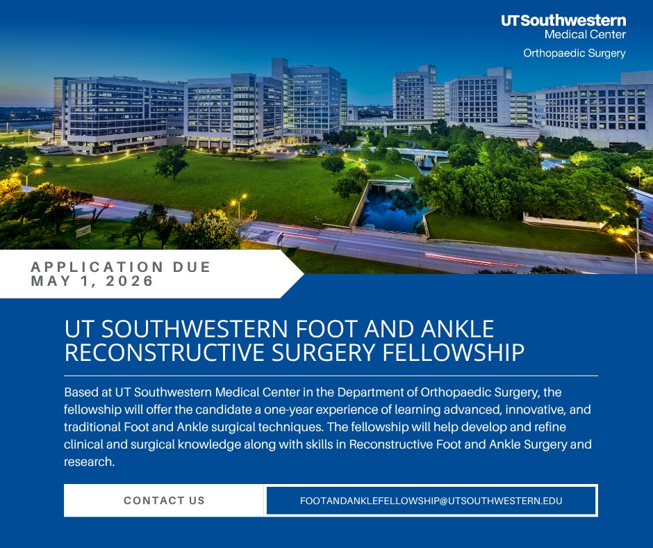 UTSW Orthopaedic Surgery tweet media