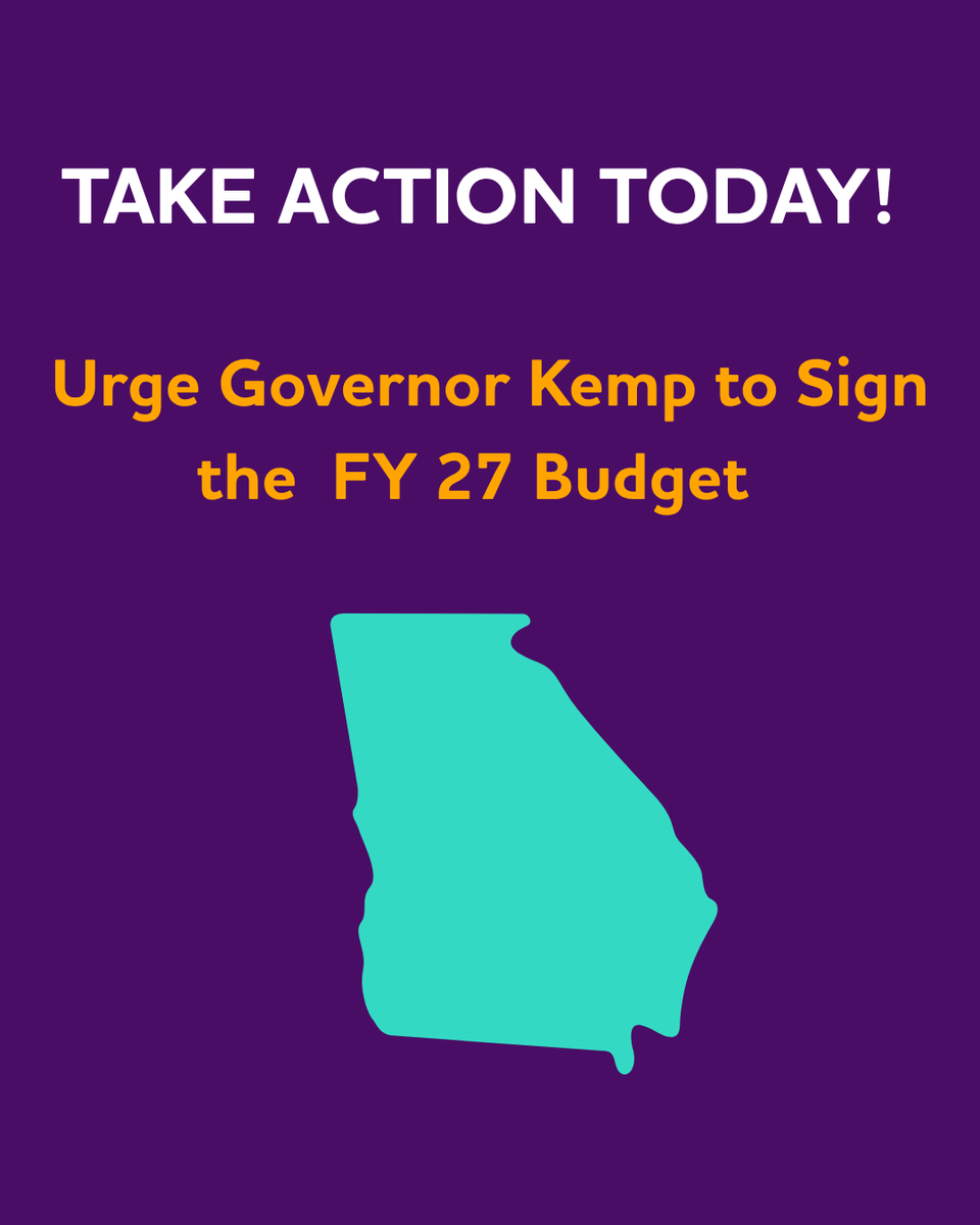 AlzGA's tweet photo. Calling all advocates! Please take action to urge Governor Kemp to sign the FY27 Budget, which includes critical dementia programs-- $2M for a Dementia Caregiver Support Program at the Department of Human Services and $3.3 million for Georgia Memory Net. https://t.co/4JF6VXxwZT https://t.co/yCRa0gTlPI
