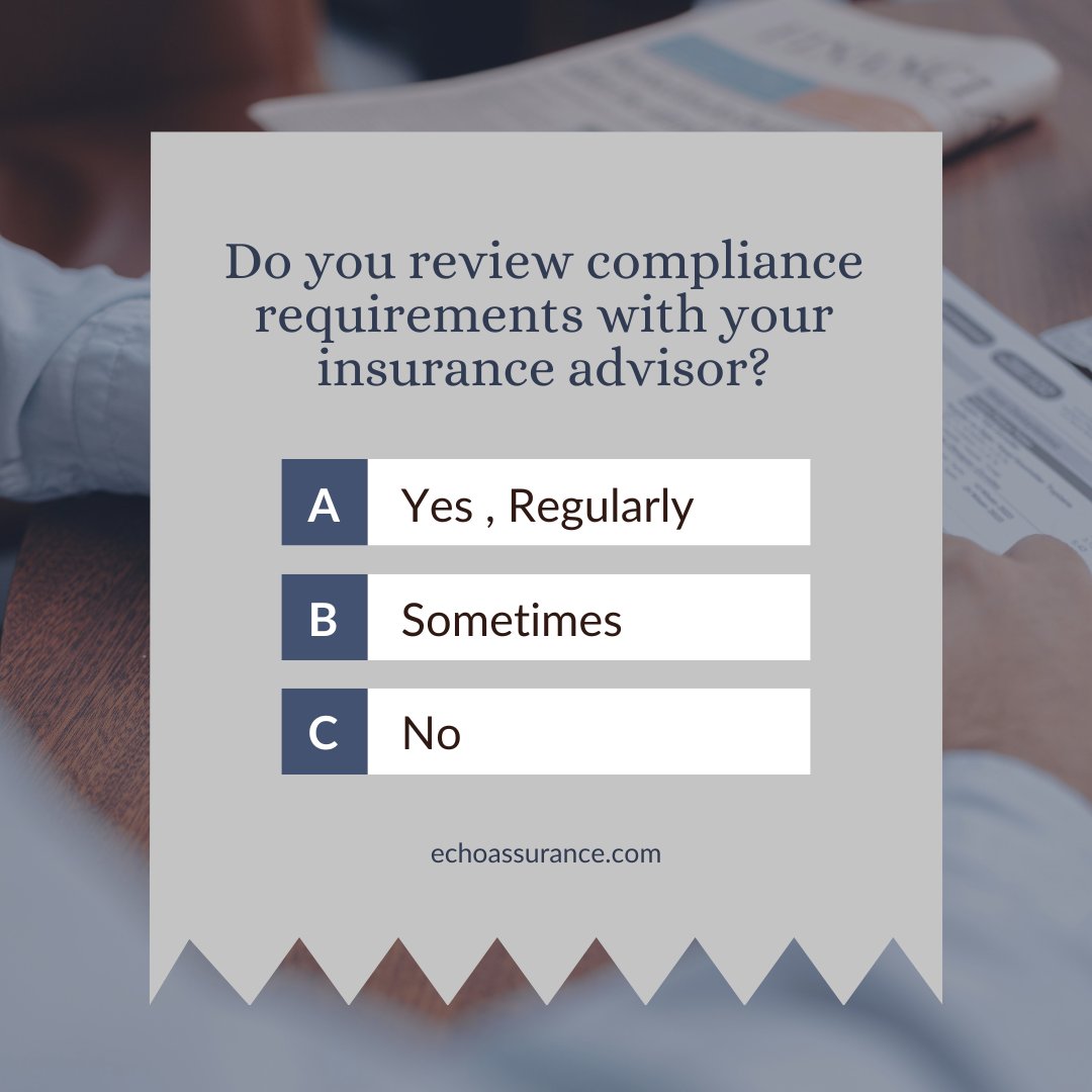 echoassurance's tweet image. 🚨 Senior Living Operators 🏢⚖️

Do you review compliance with your insurance advisor?
💬 Comment REVIEW for guidance
📩 Book a FREE call: api.aiforbusiness.com/widget/booking…

#SeniorLivingOperators #EchoAssurance #ComplianceMatters #RiskManagement