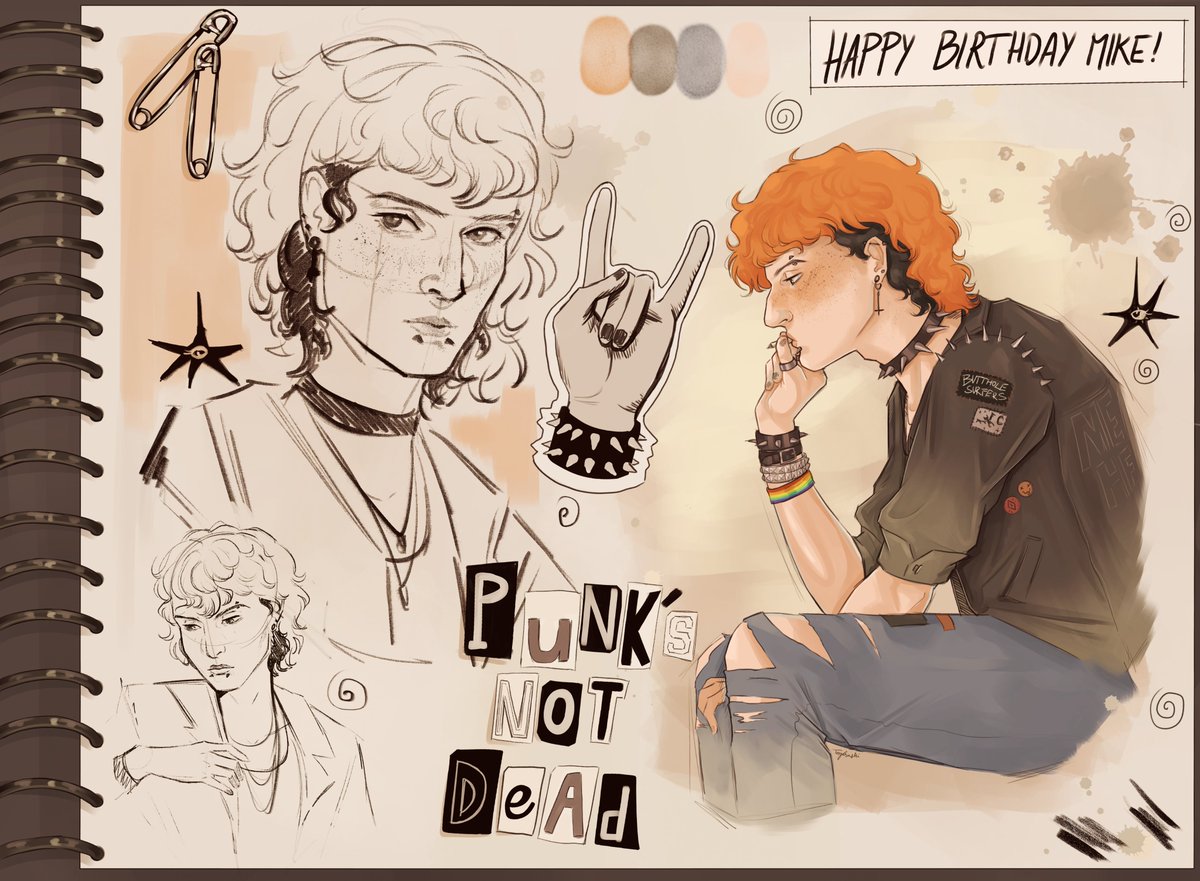 HAPPY BIRTHDAY TO MY PUNK SON #MikeBdayCollab2026 #punkgoth #mikewheeler