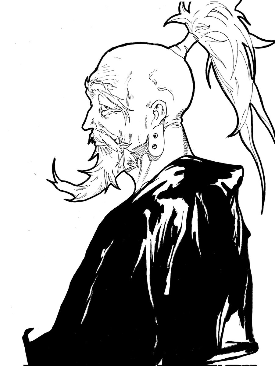 RizkyNovrizal4's tweet photo. Isaac Netero redraw. Original art by @Angry82pigeon 
#redraw #hunterxhunter #isaacnetero #netero https://t.co/UoyEN9AzNJ