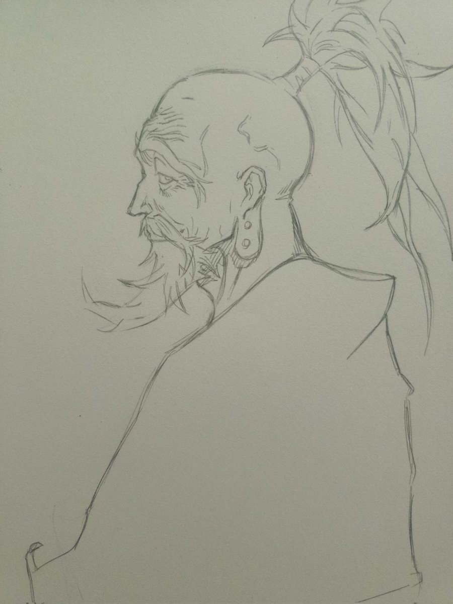 RizkyNovrizal4's tweet photo. Isaac Netero redraw. Original art by @Angry82pigeon 
#redraw #hunterxhunter #isaacnetero #netero https://t.co/UoyEN9AzNJ