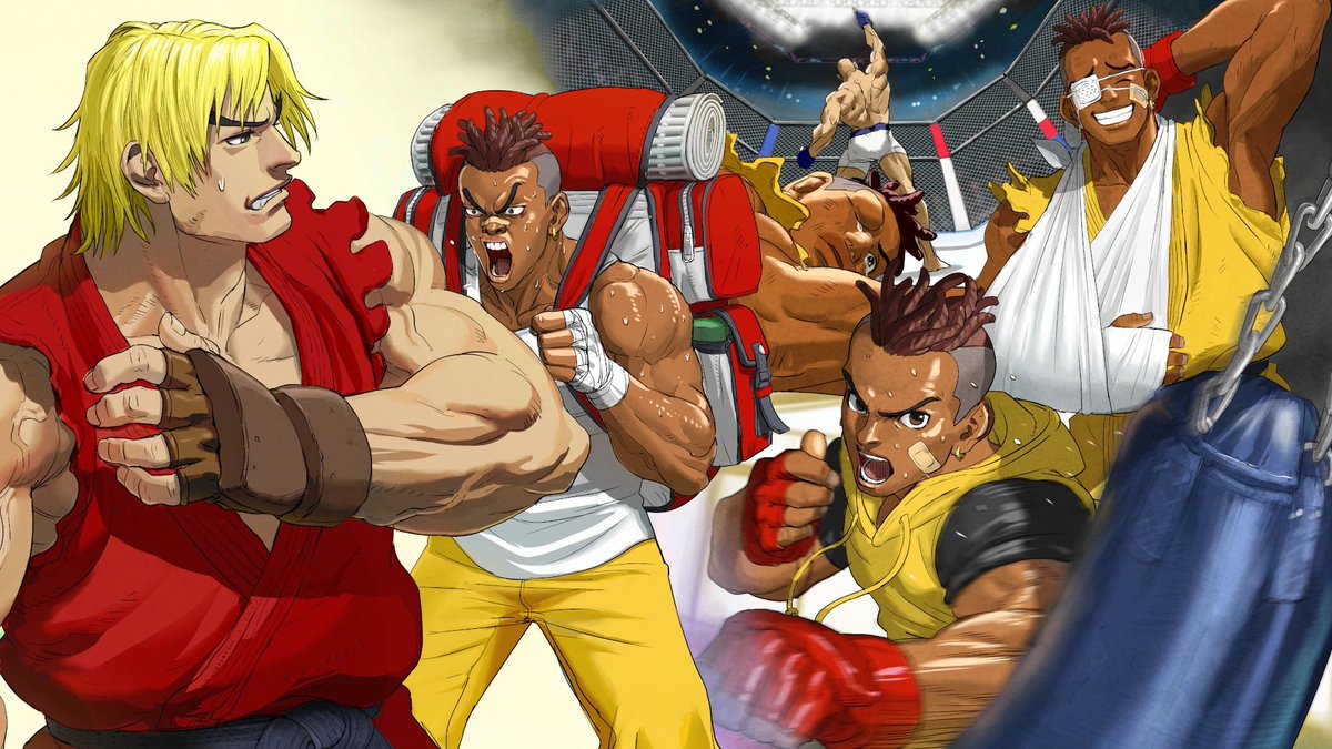 Street Fighter 6 A Bond With Ken: 2 World Tour artwork. 

#Streetfighter６ #CAPCOM #artwork #illustration