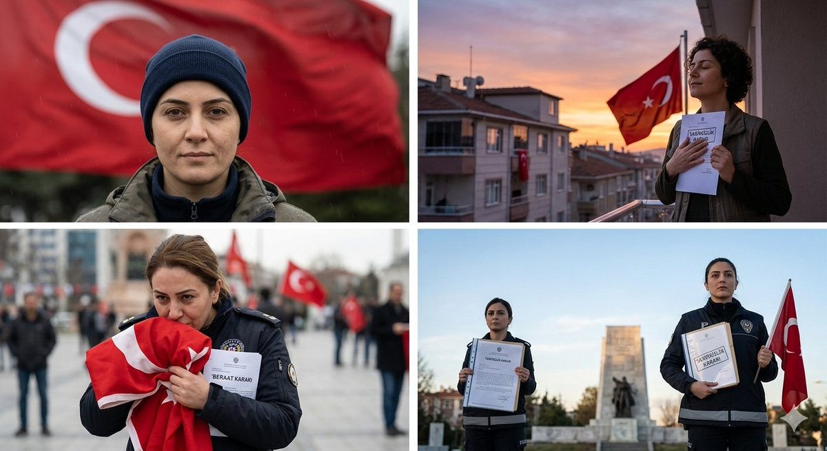 Bir gecede ‘garson kodu’ denilen uydurma bir fişleme listesiyle binlerce polis sorgusuz sualsiz ihraç edildi.
Savunmalarımız daha kuryedeyken işlem tamamlandı. Hiçbir somut delil sunulmadı, çünkü ortada bir suç yoktu.
Sonra ne oldu?
Mahkemeler tek tek inceledi, beraatler,