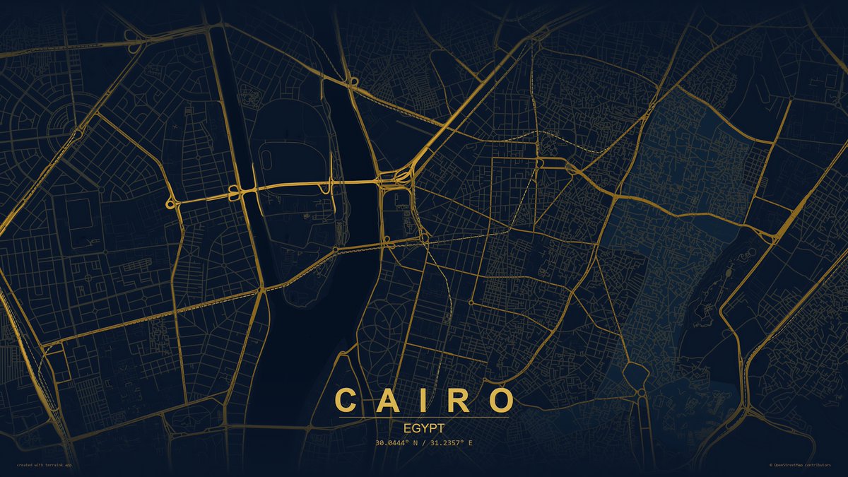 حد بعت عاوز الصورة - 4k يا ريس أهيه
ودا الموقع الي عاملها فيه : terraink.app
تقدر تعمل أي مدينة غير القاهرة و أحجام مختلفة و ألوان مختلفة مش desktop بس
استمتع