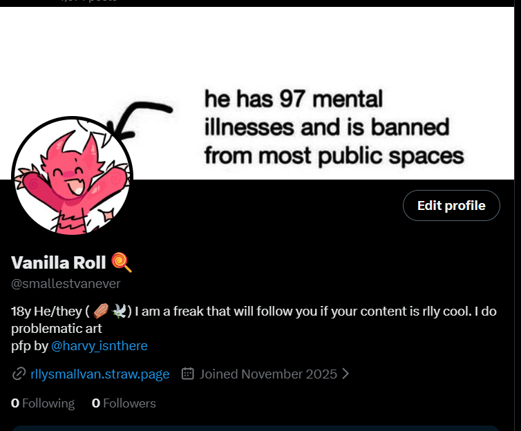 Vanilla Roll 🍭 tweet media