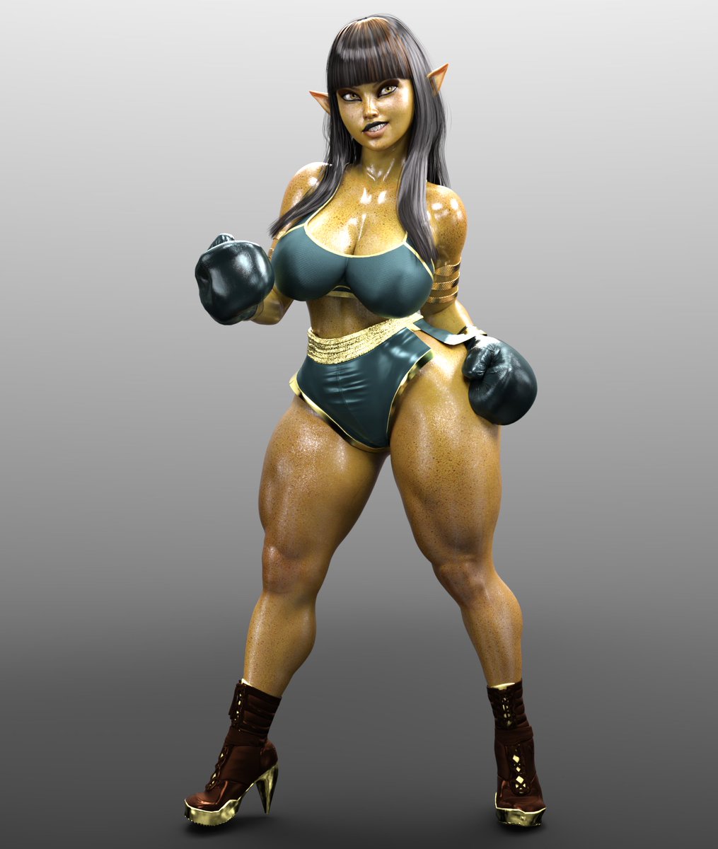 InvadermuriloX's tweet image. Lithia Wren | OC 🥊

#boxing #oc #goblin #gobbo #femaleboxing