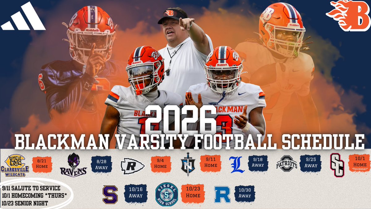 Blackman Football tweet media