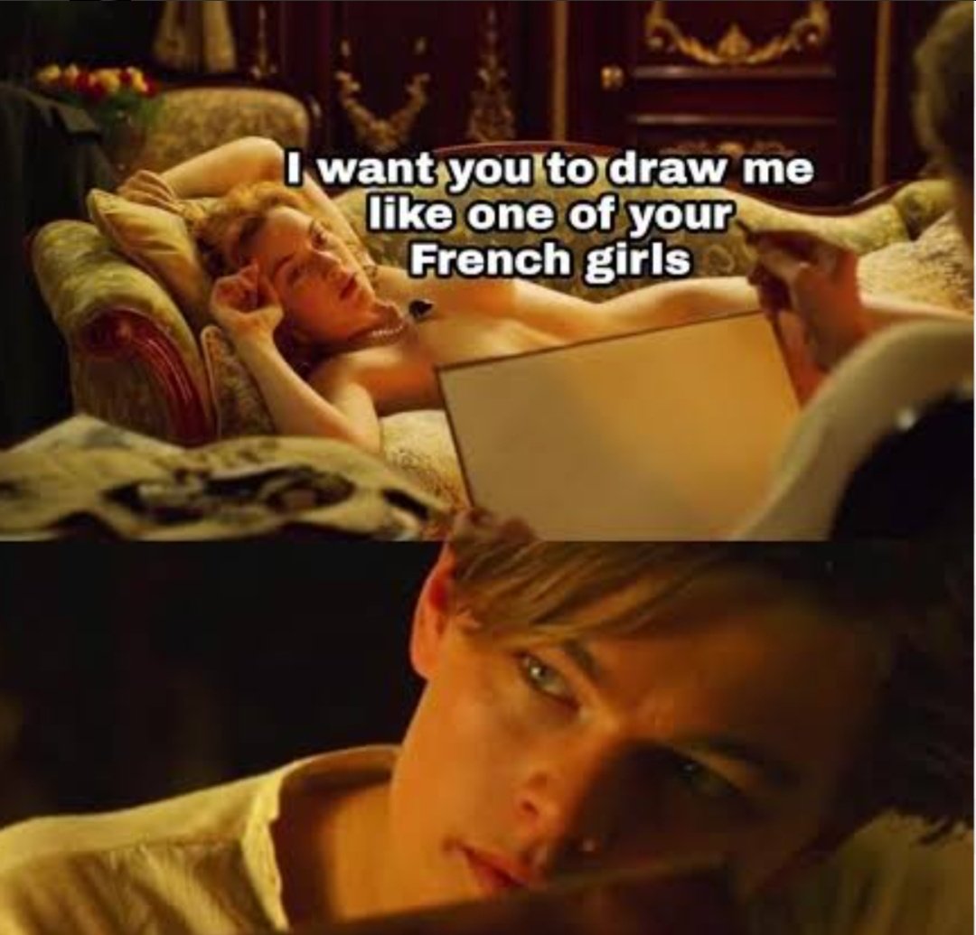 So... 

Imagine a scenario like Tomarry 

Tom: *undresses magically and lies down on the couch* 

Harry: ...I just told you that I liked to paint.