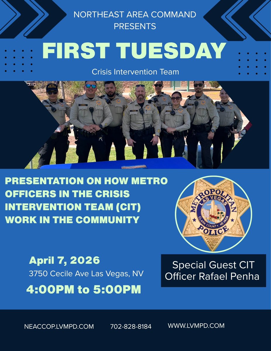 LVMPD Northeast Area Command tweet media