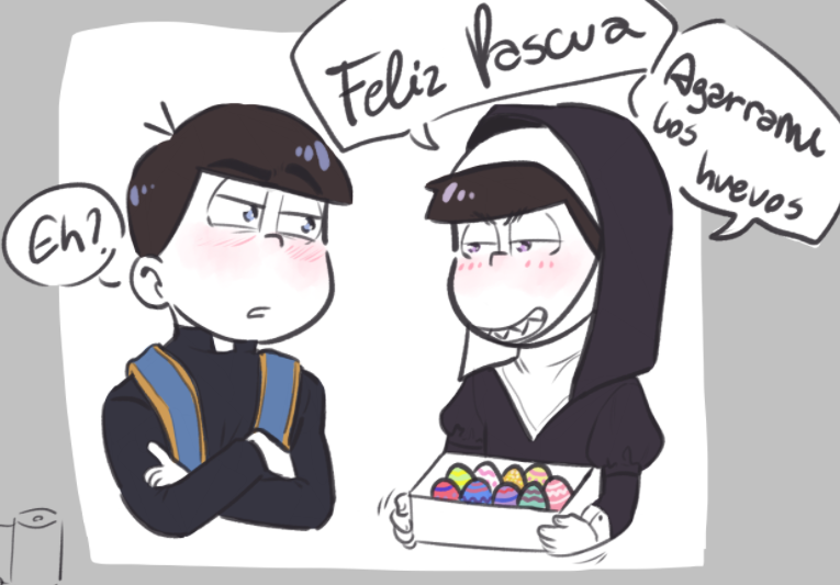 Nanaru_Sketches's tweet photo. Felices pascuas 🐰🥚

#おそ松さん https://t.co/xExNgSEube