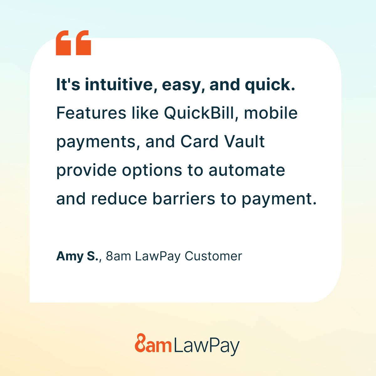 LawPay's tweet photo. If payments feel harder than they should, it’s time for a better way.

See how LawPay removes the barriers. 👉 https://t.co/exBKw4s4WF https://t.co/WNahLz6pB8