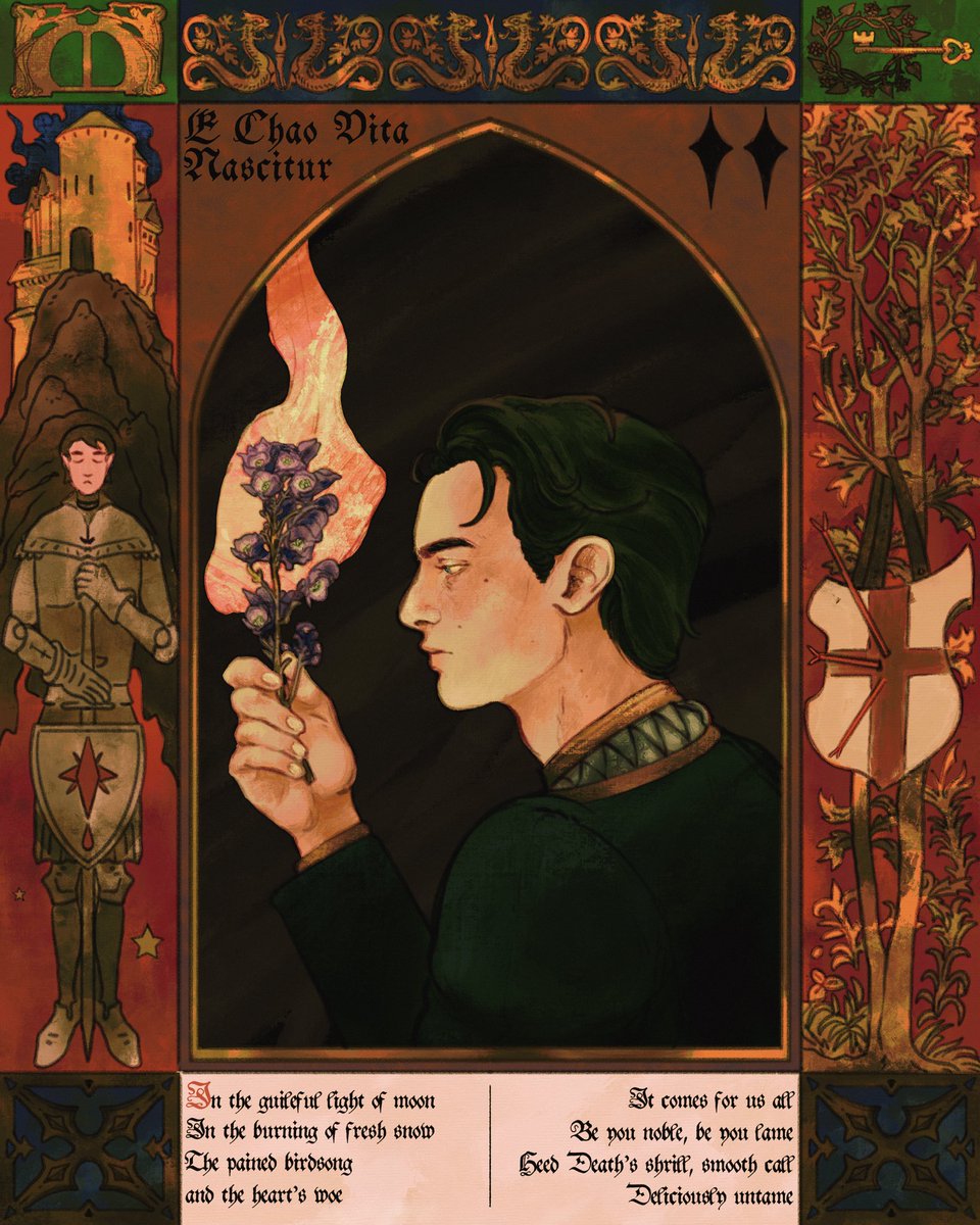 fruitgravy's tweet image. half of a medieval knight x priest au diptych (i cant get enough of my boys !!)

🗡️ #originalcharacter