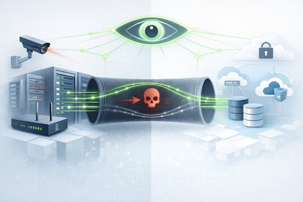 NetFlowLogic's tweet photo. Your VPN is encrypted, but is it safe? 
Encryption protects data, but it can also hide unauthorized exfiltration. Learn how to eliminate the no-man's-land between on-prem and cloud with NFO.
https://t.co/VtfCuHuWXP
#CyberSecurity #HybridCloud #VPCFlowLogs #NetworkSecurity #NetOps https://t.co/uYBls1mwA1