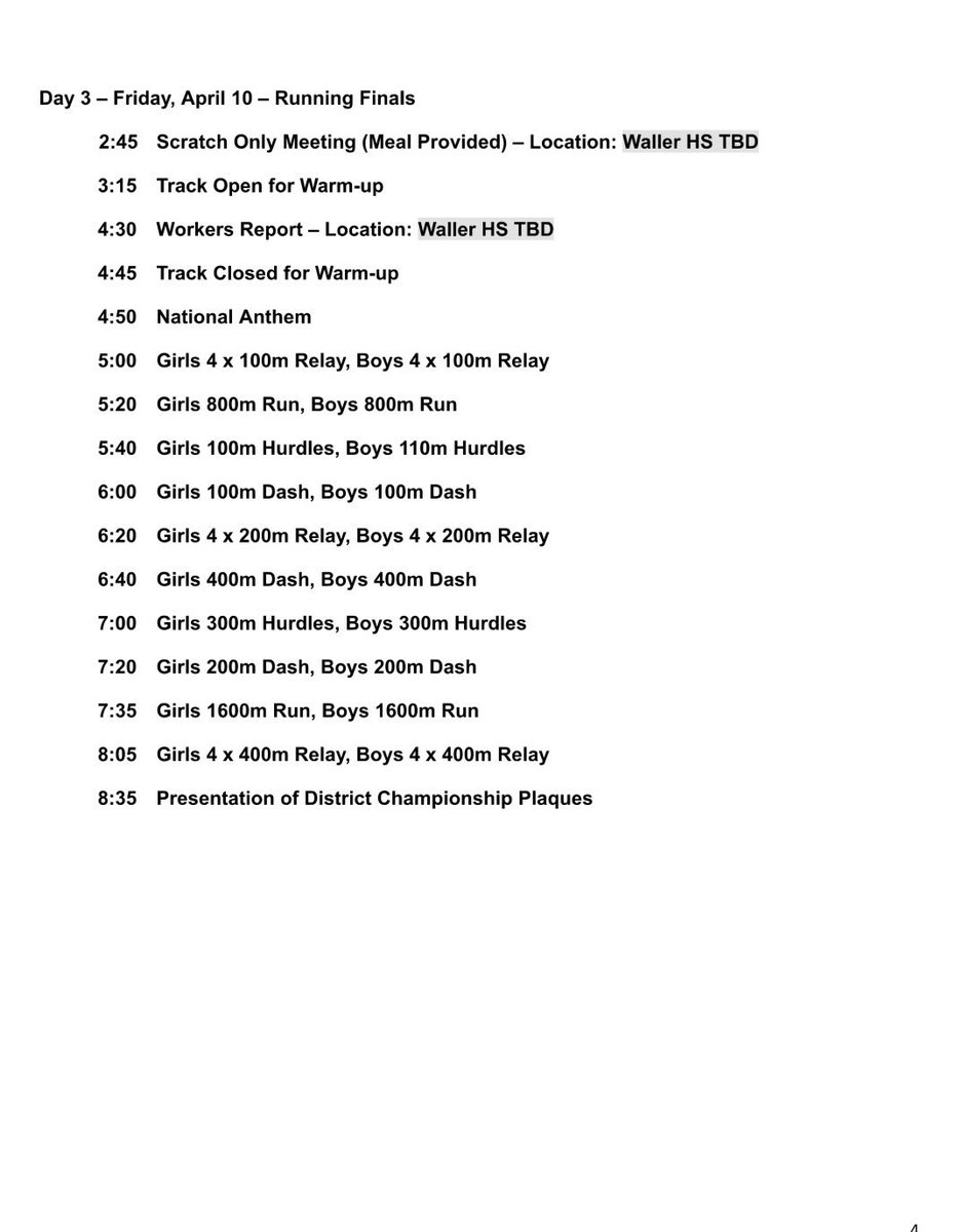 CyParkGirlsXCT1's tweet photo. It's Meet Week and Week Day for the Varsity Tigers! The squad takes on district competition at the 16-6A District Meet at Waller HS today, Thursday, and Friday.

Hope to see you there! https://t.co/c8D9j0DcYO