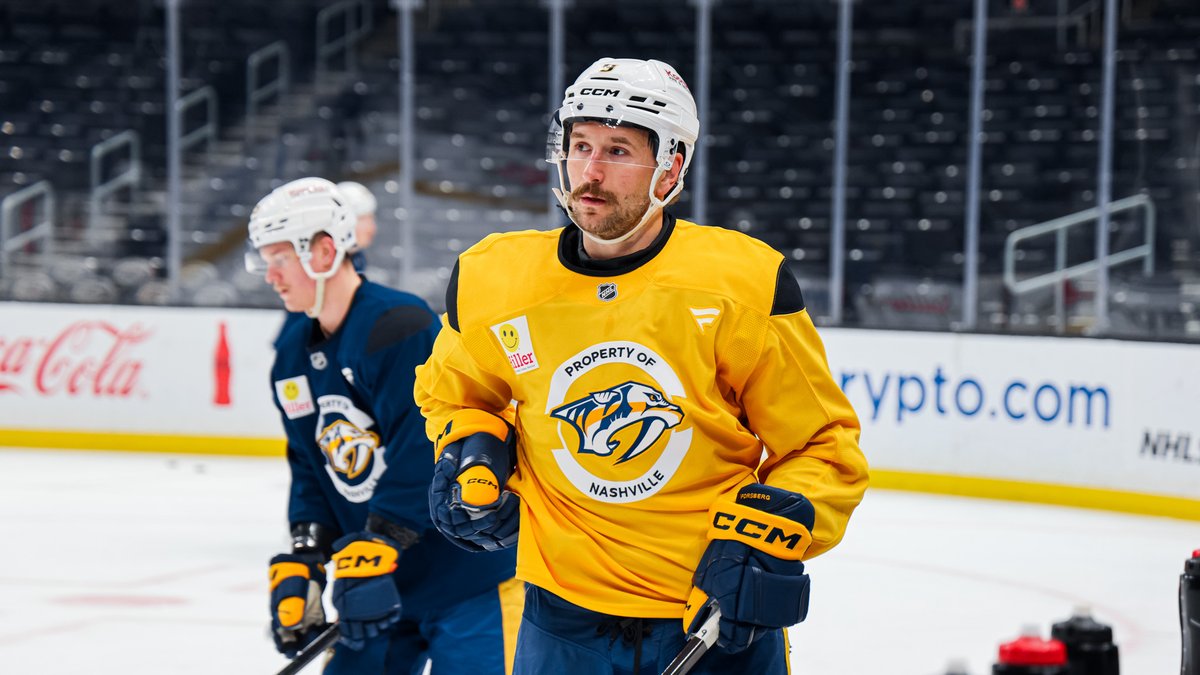 PredsNHL's tweet image. Everyone get your pregame naps in now, we got another evening of late night hockey! 🌙