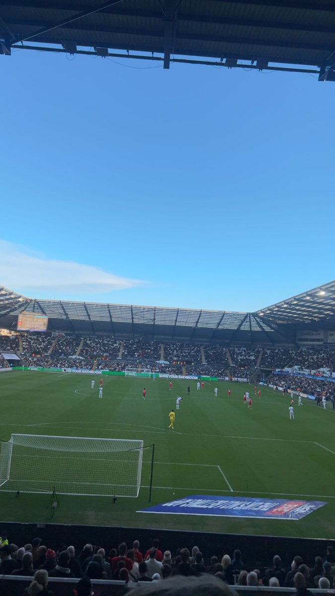 SamTranter12's tweet photo. Swansea away playoffs feel like a certainty. https://t.co/8T0QBsdgGe