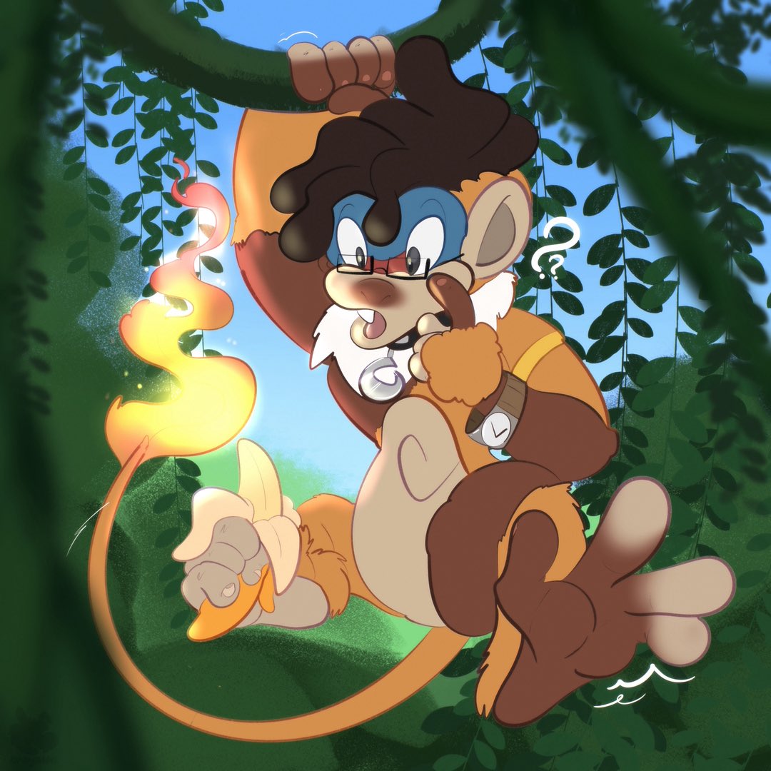 4 Hands are better than 2! 🐒🍌🌴

ko-fi.com/c/a91302dd42

A wing-it com for GreyCat on Kofi!
Thank you so much for your support!💕 
#Monferno #TF #Transformation #Cartoon #Pokemon #Monkey