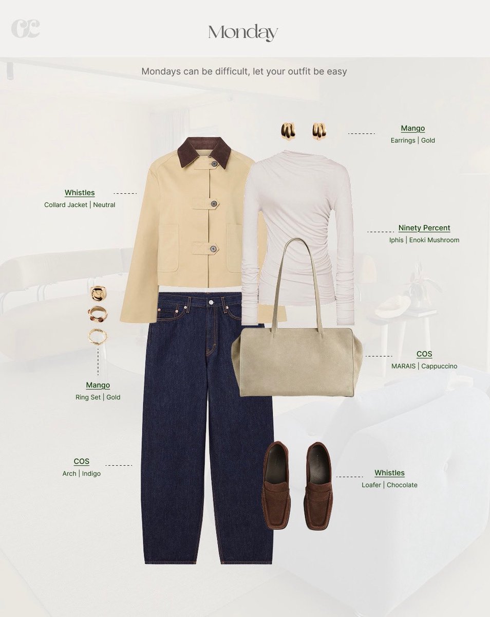 curatedit_'s tweet photo. An easy Monday work outfit 🤍 https://t.co/AOs0D5kjwG