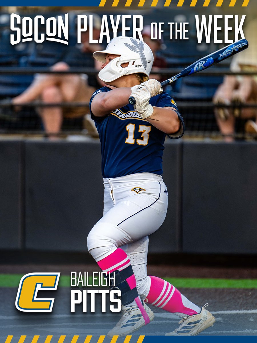 SoConSports's tweet photo. #SoCon Softball Weekly Honors 🥎 | @GoMocsSB x @FurmanSB 

https://t.co/DdoEmBWrv0 https://t.co/5HbzTP1UPn